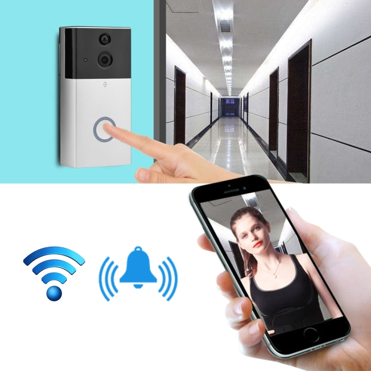 VESAFE HD 720P Security Camera Smart WiFi Video Doorbell Intercom, Support TF Card & Infrared Night Vision & Motion Detection App for IOS and Android, VS-A5 Black, VS-A4 Silver VESAFE HD 720P Security Camera Smart WiFi Video Doorbell Intercom, Support TF Card & Infrared Night Vision & Motion Detection App for IOS and Android, VS-A5 Black, VS-A4 Silver